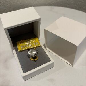 NWT Invicta Angel Women's Ring Watch - 17.5mm, Steel